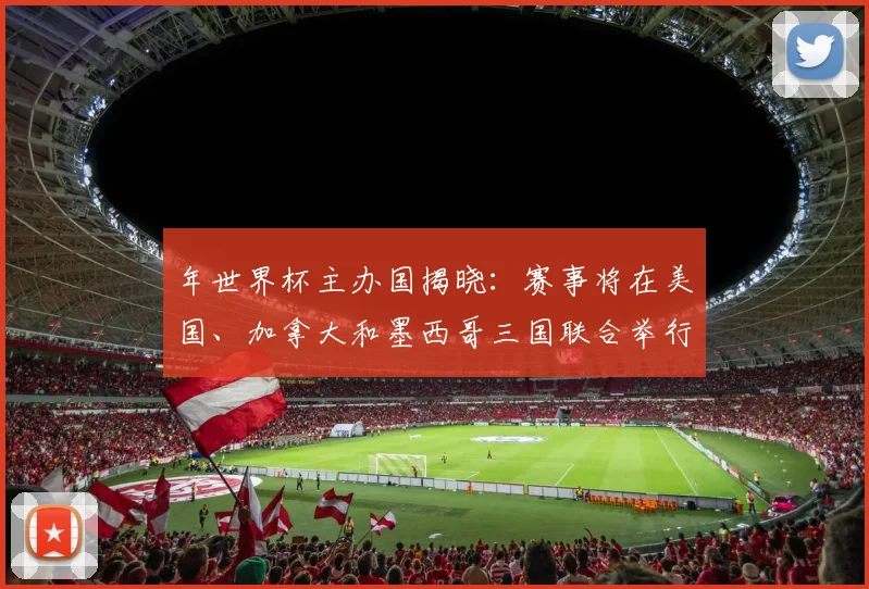 年世界杯主办国揭晓:赛事将在美国、加拿大和墨西哥三国联合举行