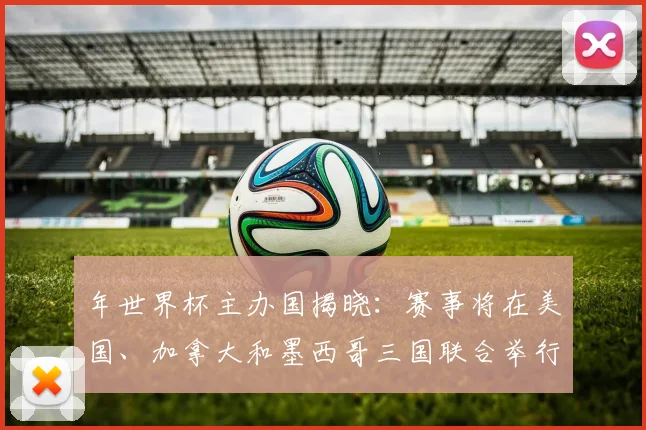 年世界杯主办国揭晓：赛事将在美国、加拿大和墨西哥三国联合举行